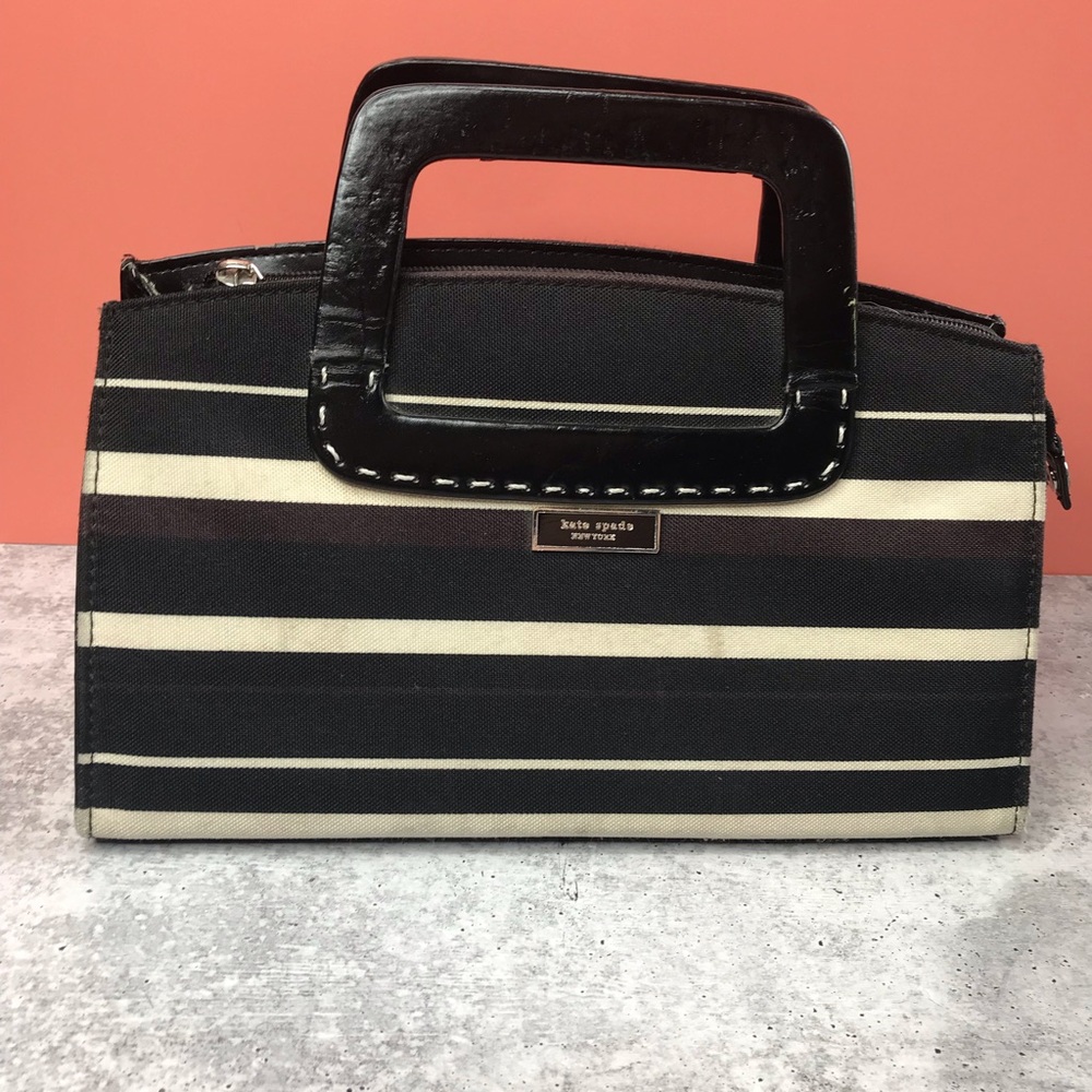 Kate Spade black and white purse